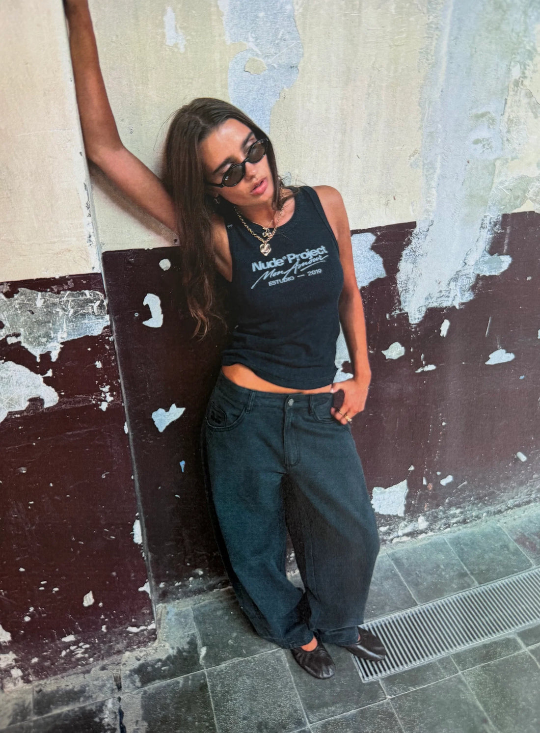 Mon Amour Tank Top Ash