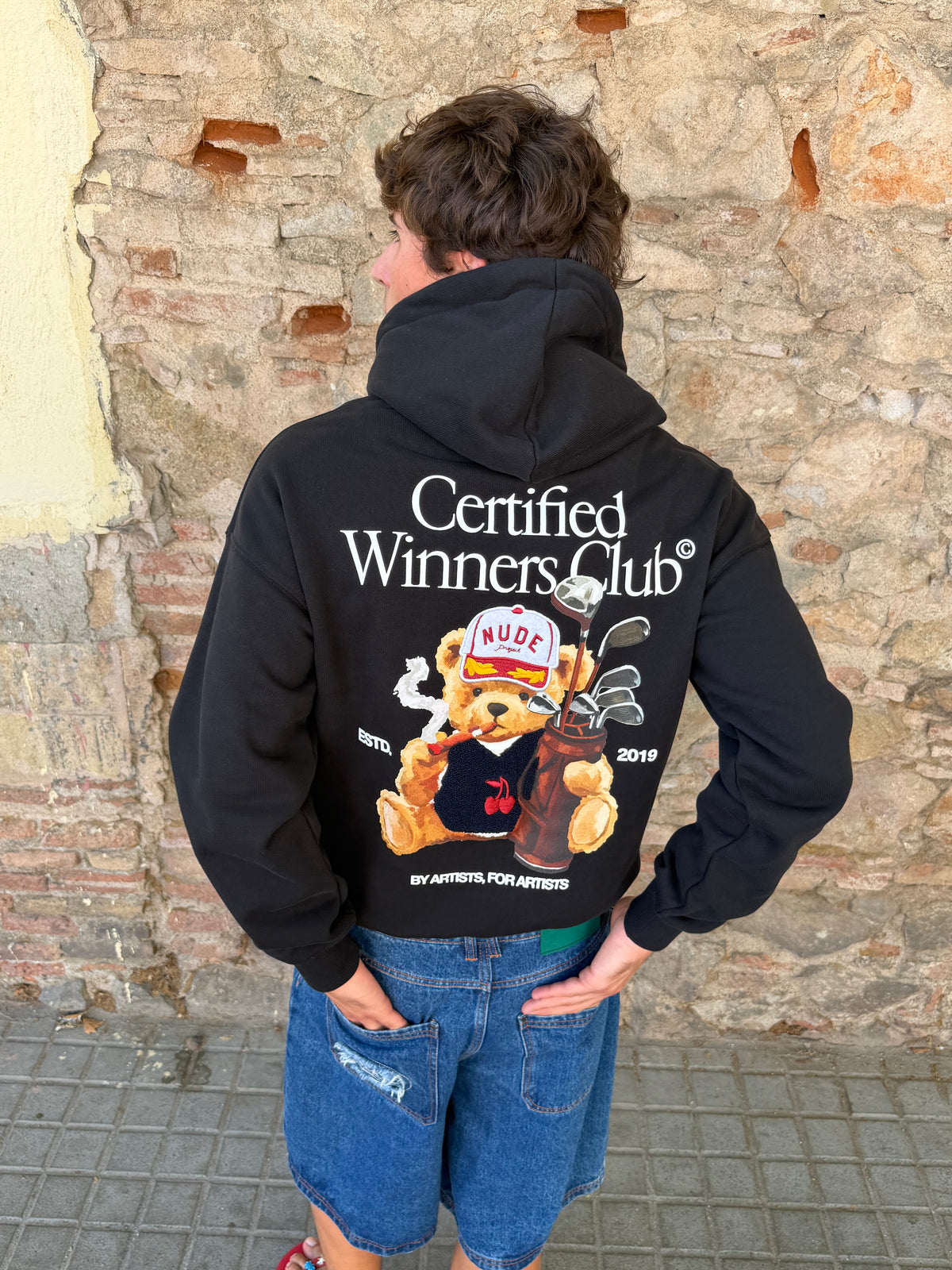 Winner Hoodie Black
