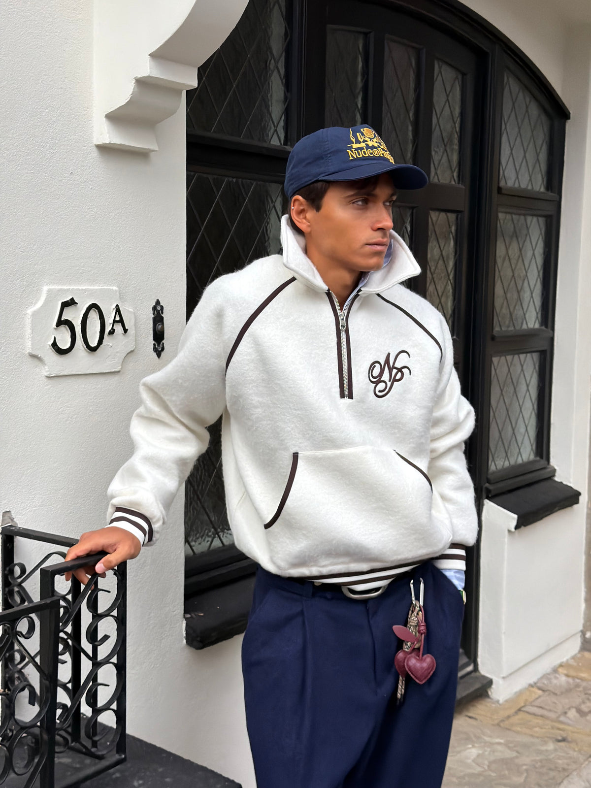 Teddy Quarter-Zip Marshmallow