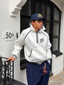 Teddy Quarter-Zip Marshmallow