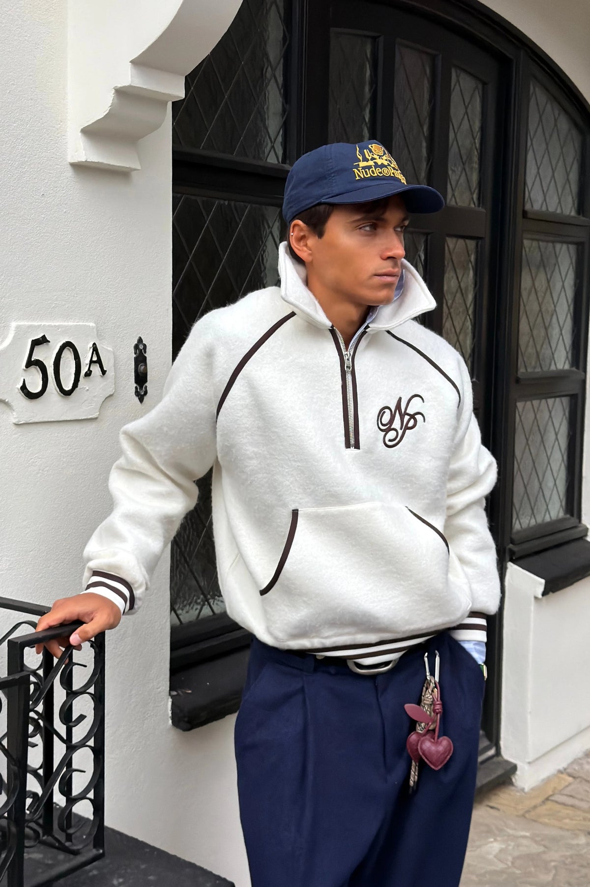 Teddy Quarter-Zip Marshmallow