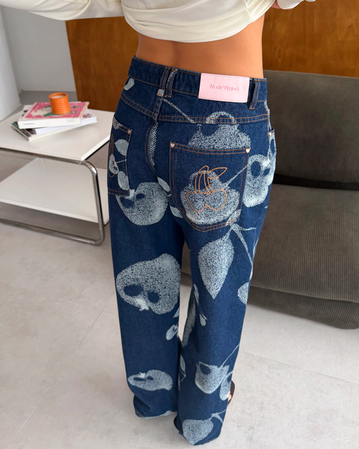 Cherry Old Baggy Jeans