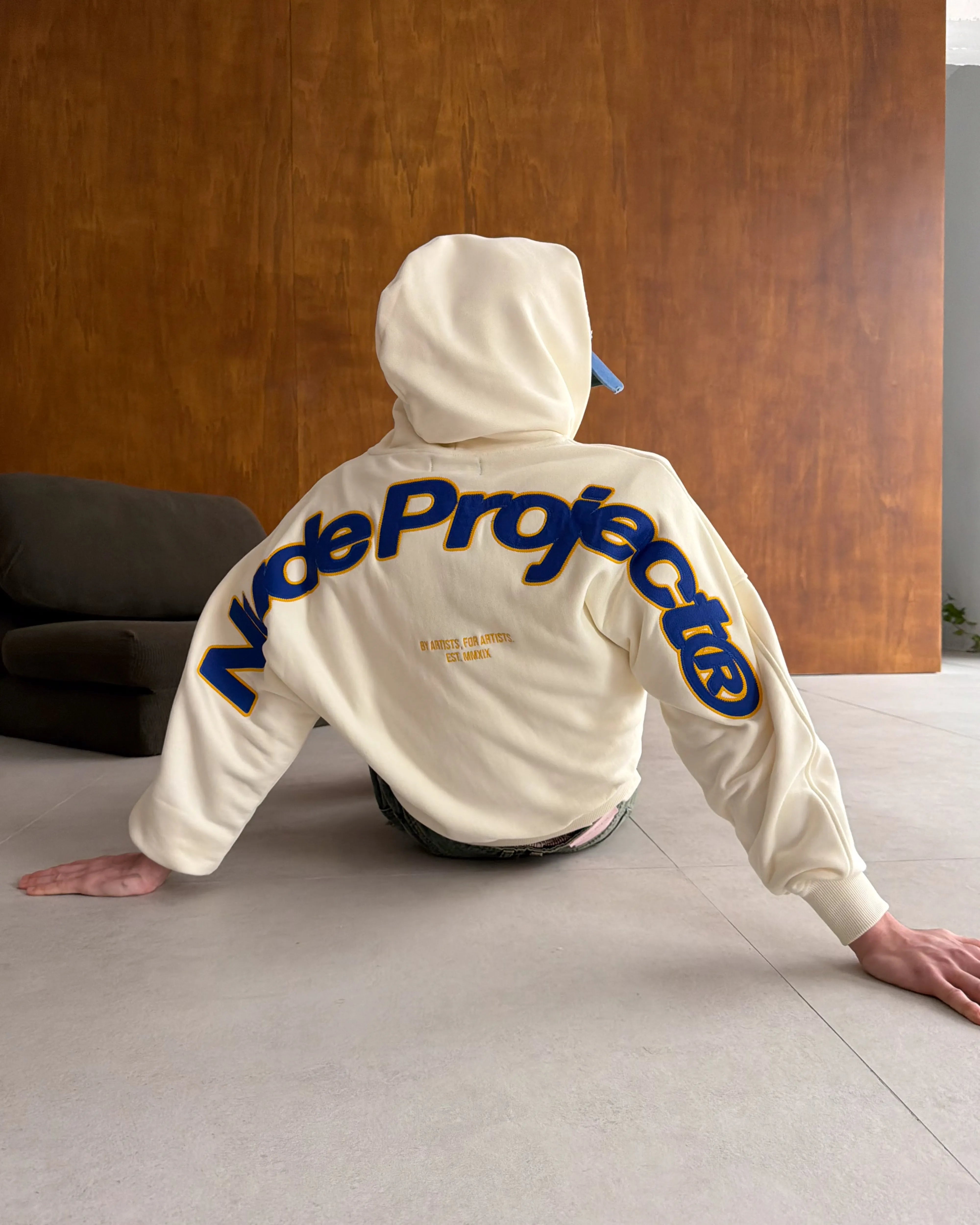 Beast Zip-Up Hoodie Marshmallow – Nude Project Beast Zip-Up Hoodie Marshmallow – Nude Project