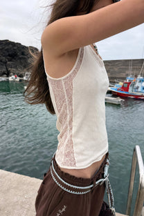Cady Tank Top Ivory