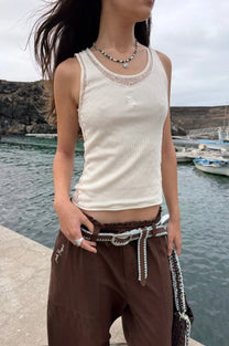 Cady Tank Top Ivory