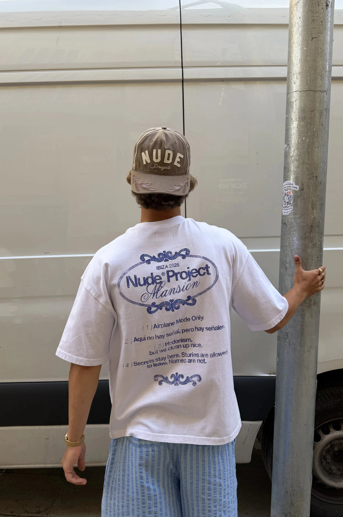 Hedonism Tee White