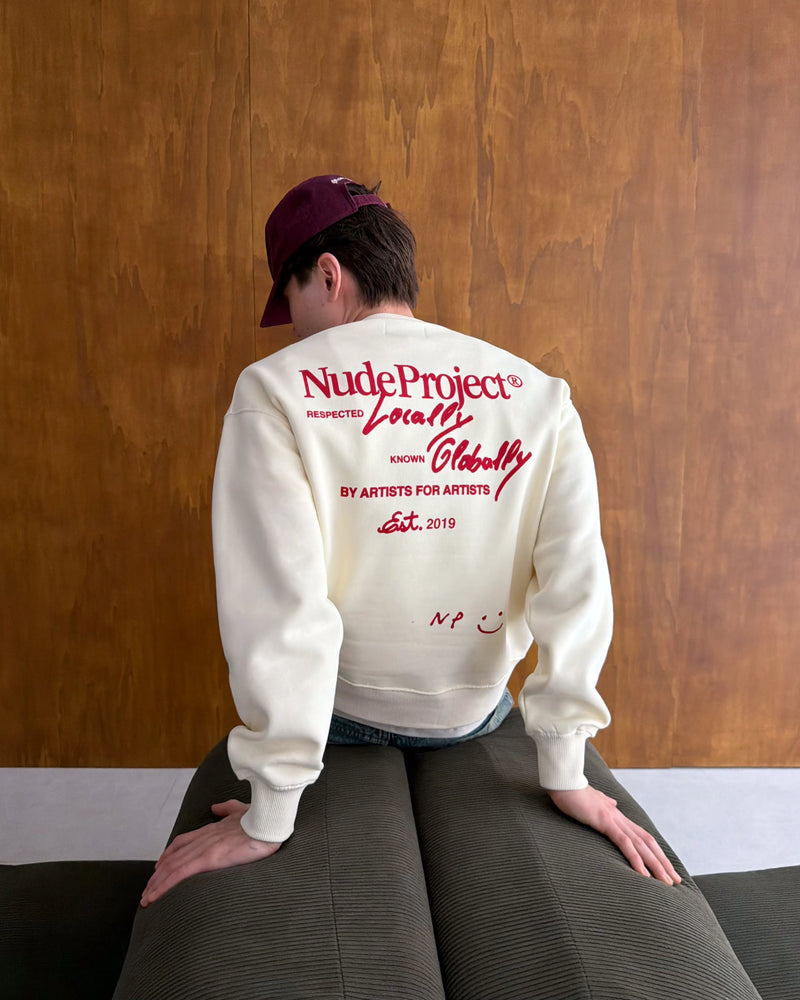 Global Soon Sweatshirt Marshmallow