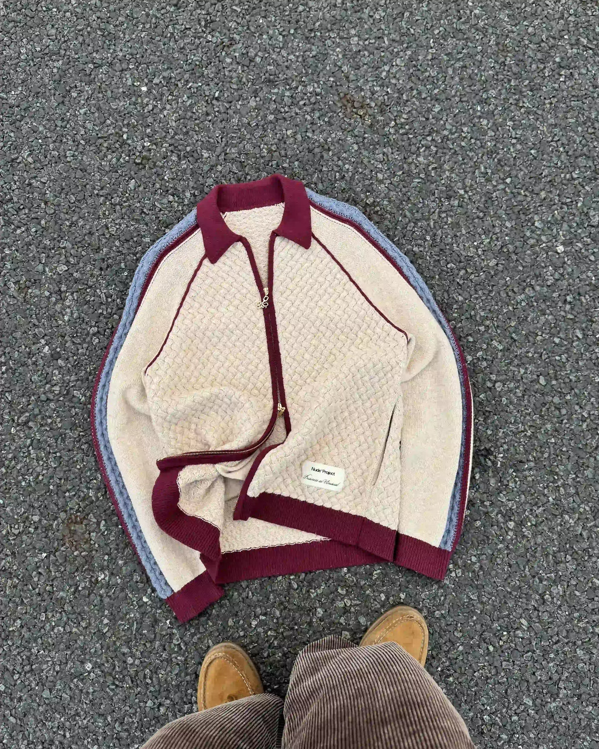 Monsieur Zip-Up Knit