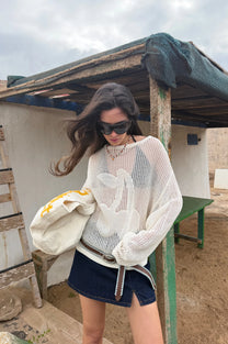 Cerise Knit Sweater