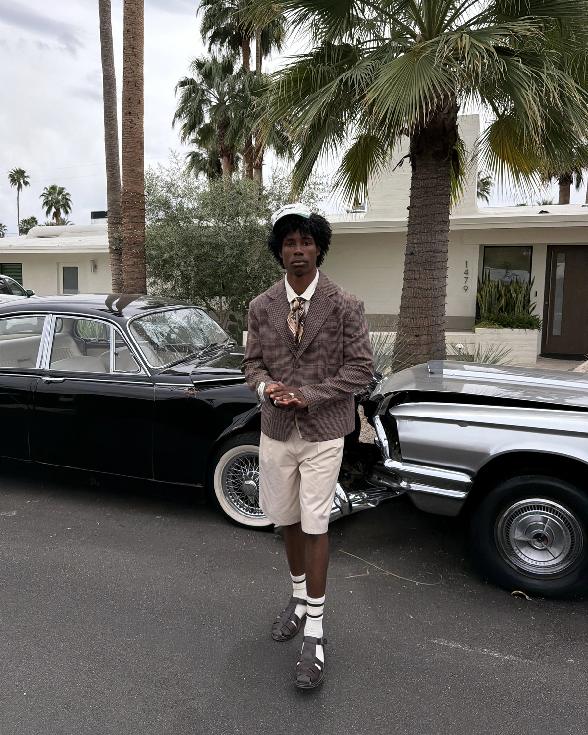 Pleated Chino Shorts Ivory