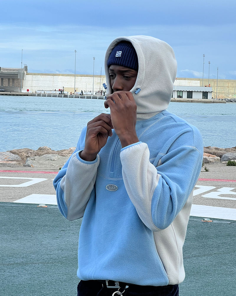 Blue clearance polar hoodie