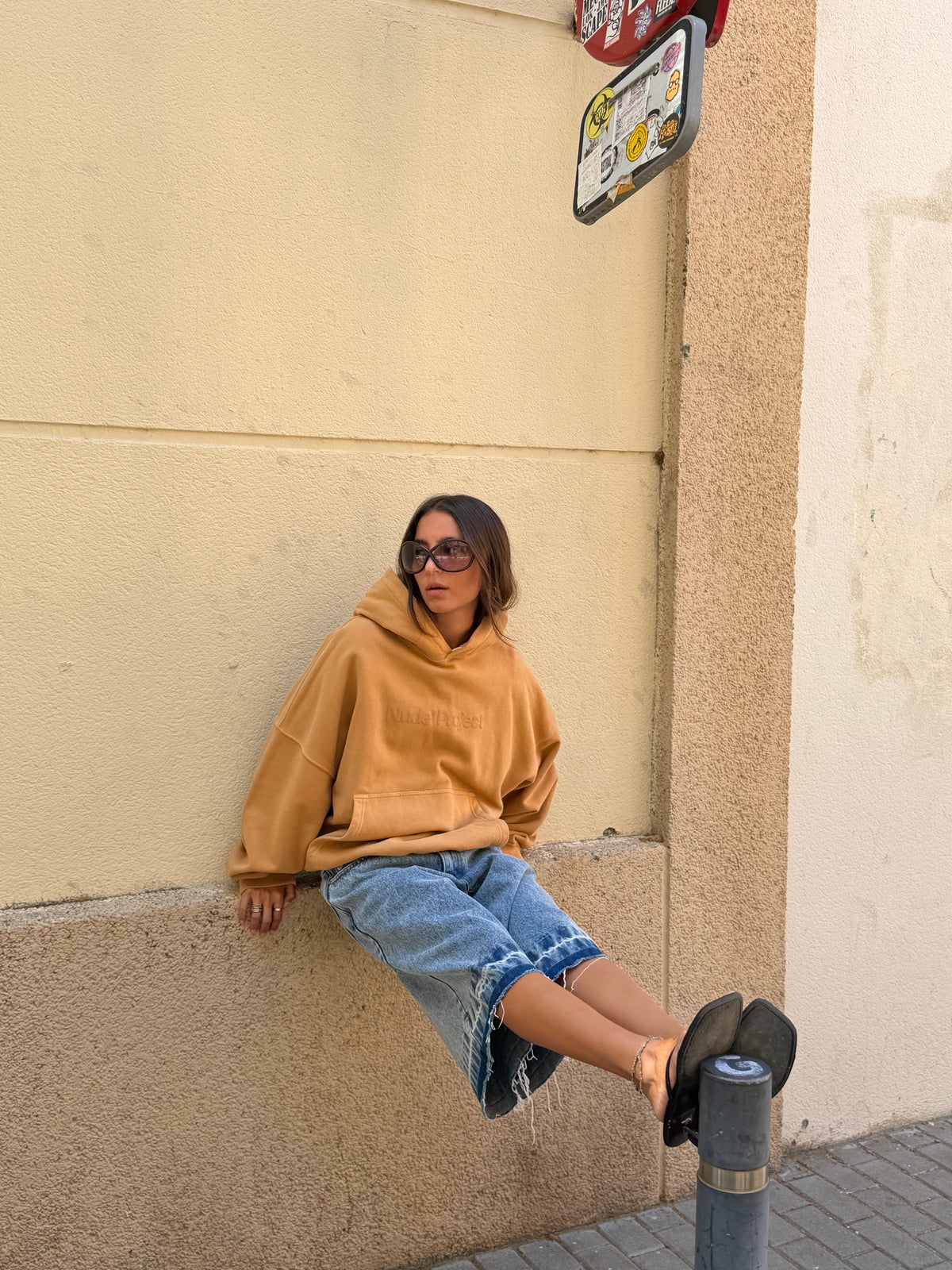 Box Logo Hoodie Brown
