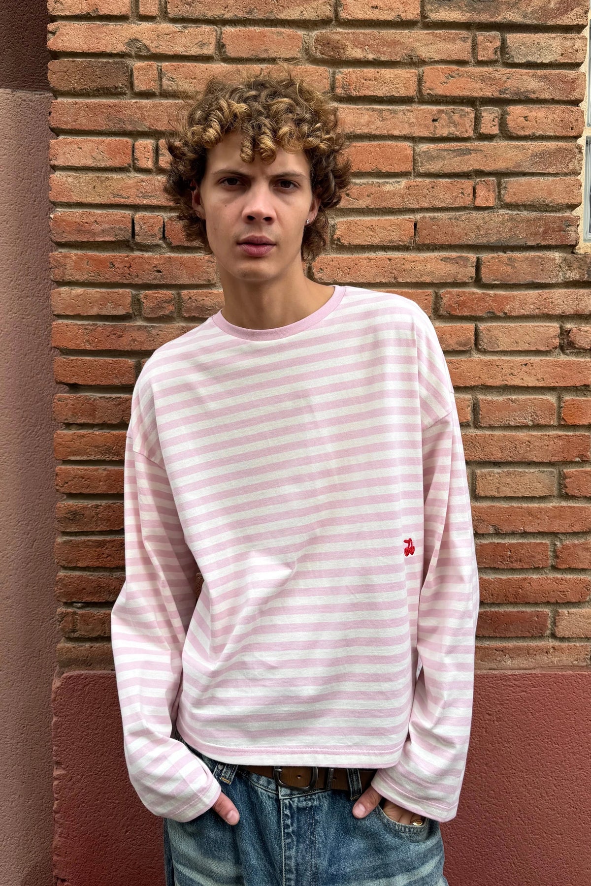 Sailor Long-Sleeve Tee Pink