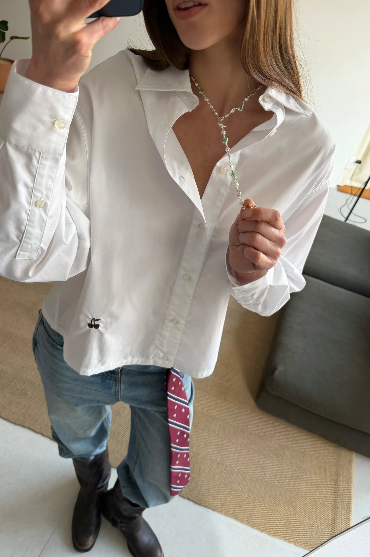Stamp Shirt White