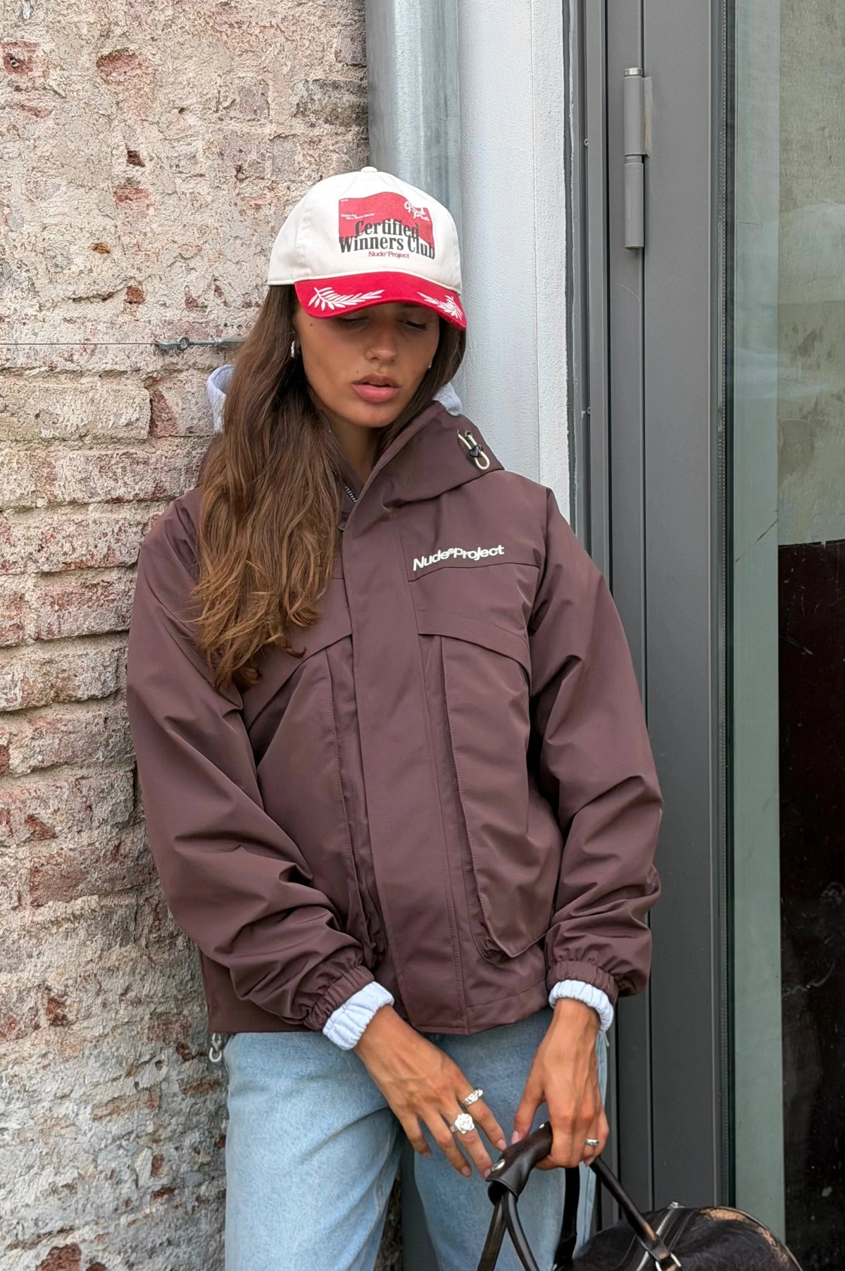 Windbreaker Jacket Brown