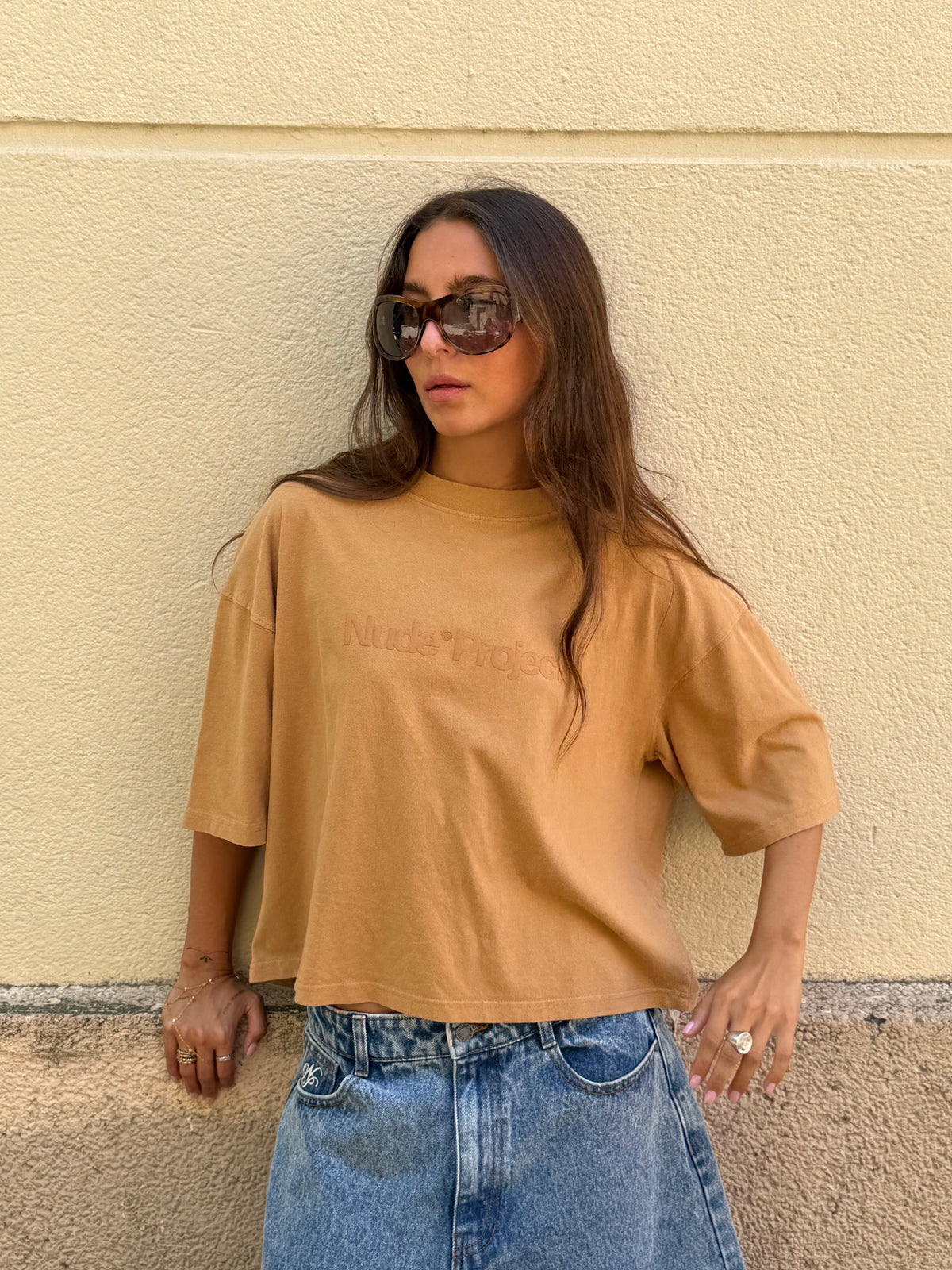 Box Logo Tee Brown