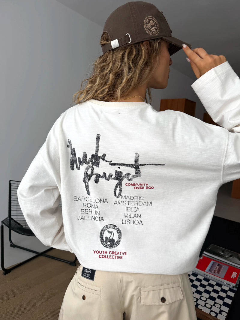 Ego Long-Sleeve Tee Marshmallow