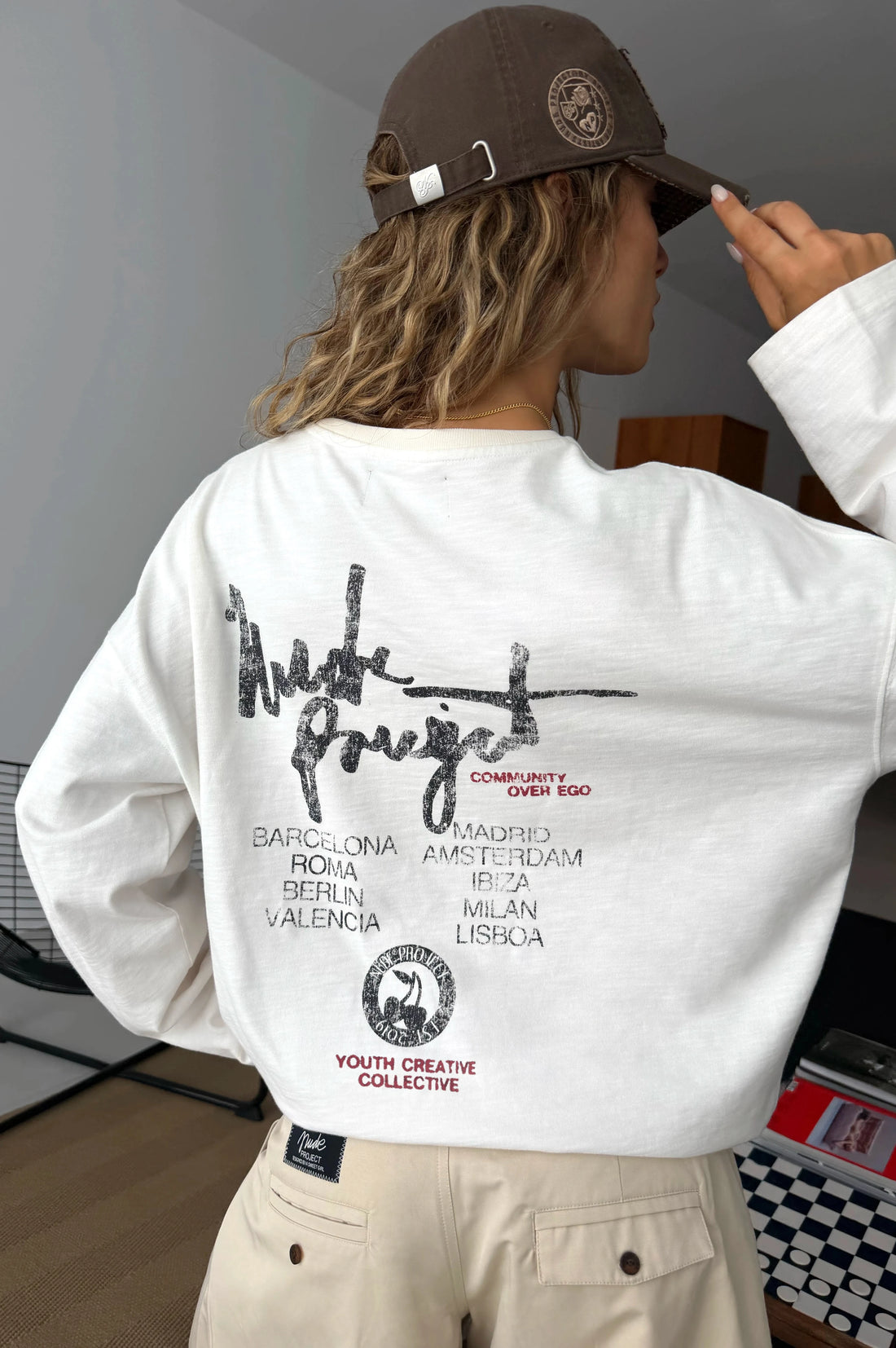 Ego Long-Sleeve Tee Marshmallow