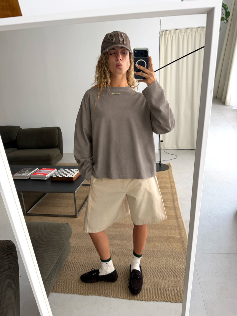 Ego Long-Sleeve Tee Ash