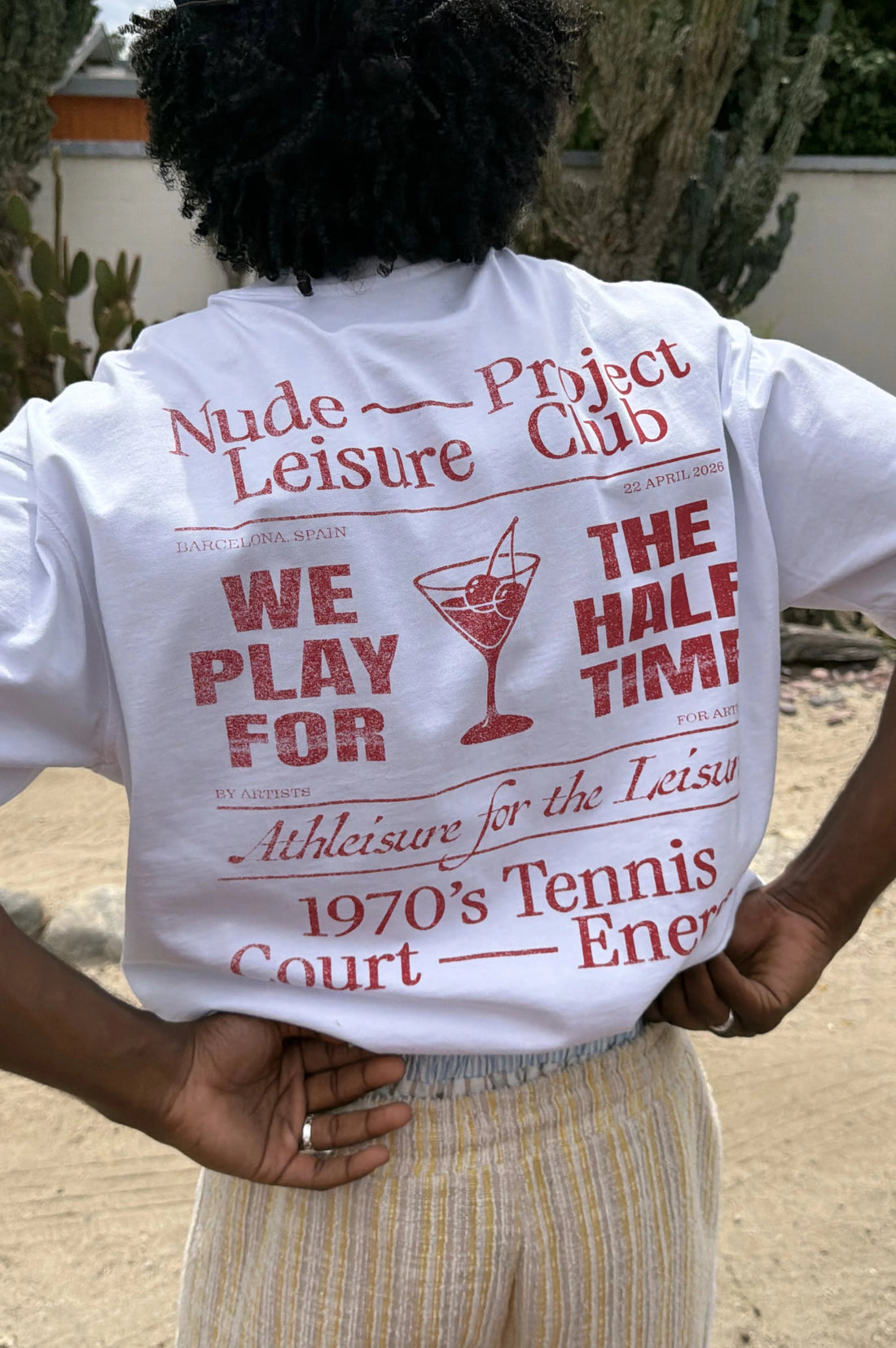 Halftime Tee White