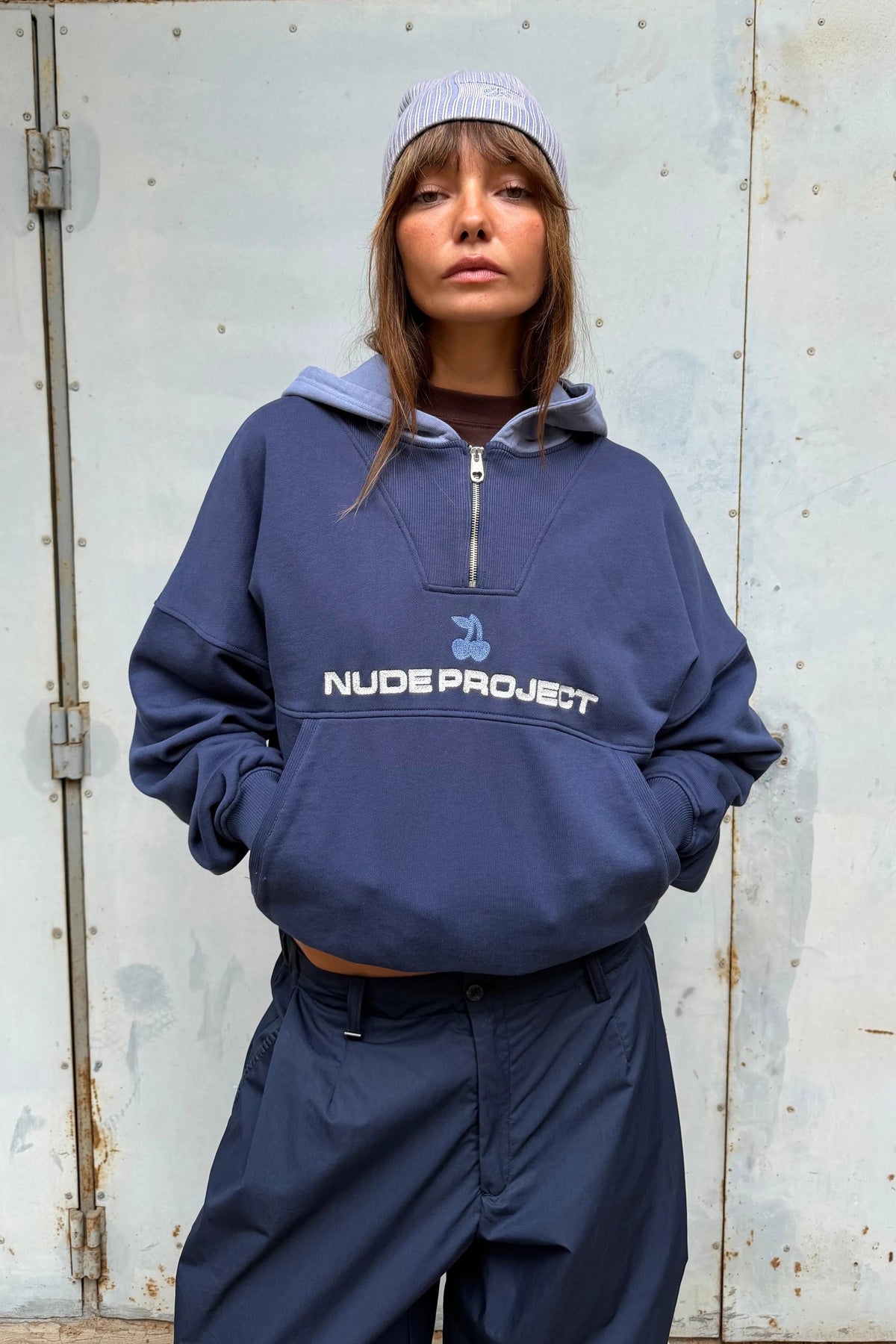 Jinju Hoodie Navy