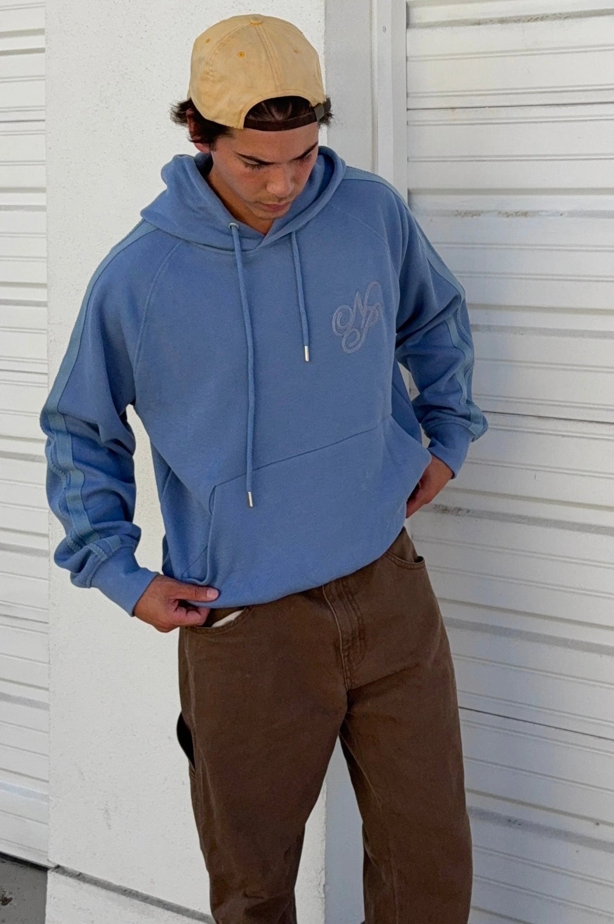 Script Hoodie Blue