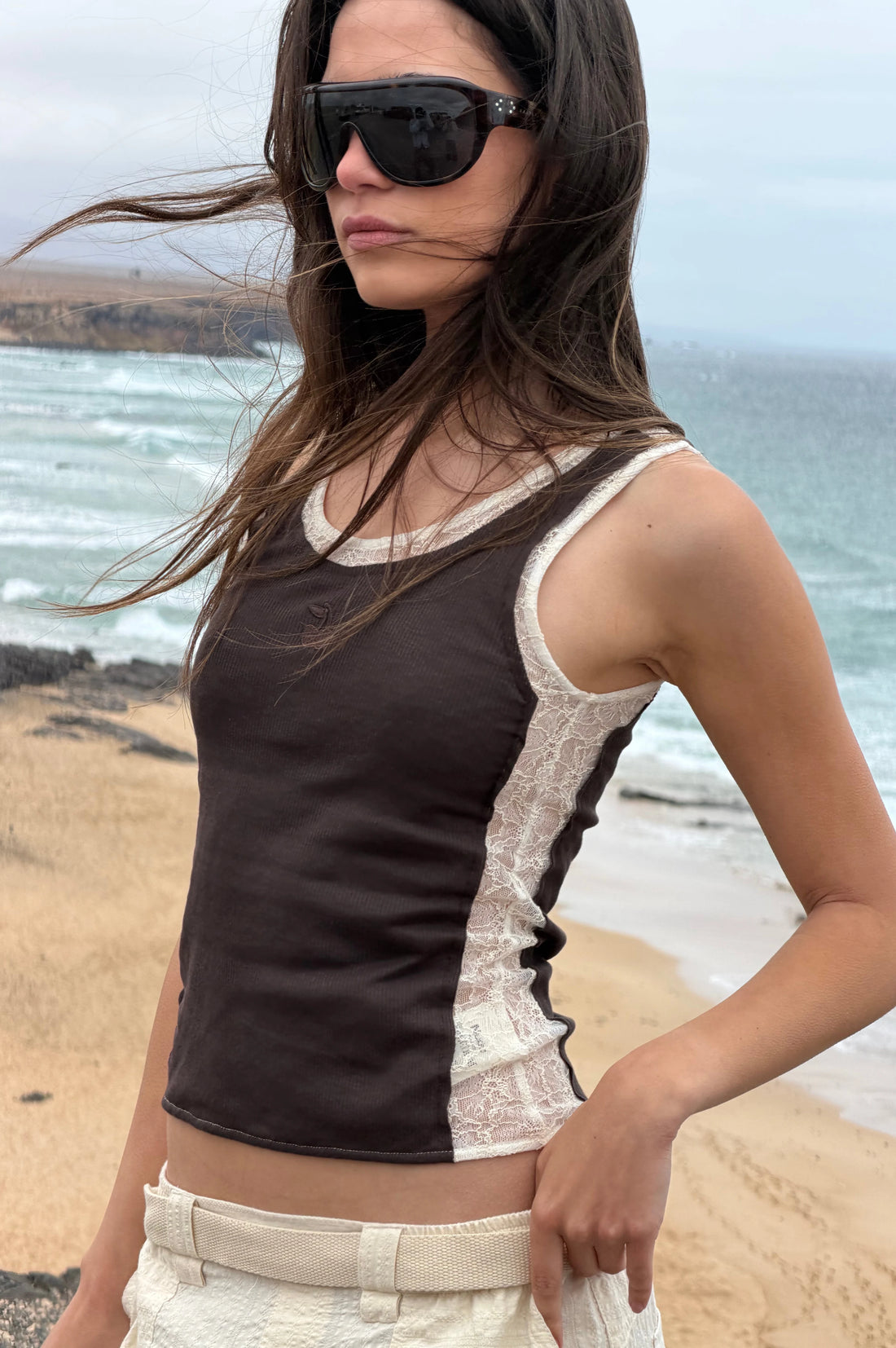 Cady Tank Top Brown