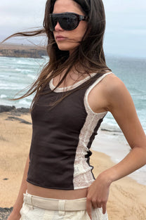 Cady Tank Top Brown