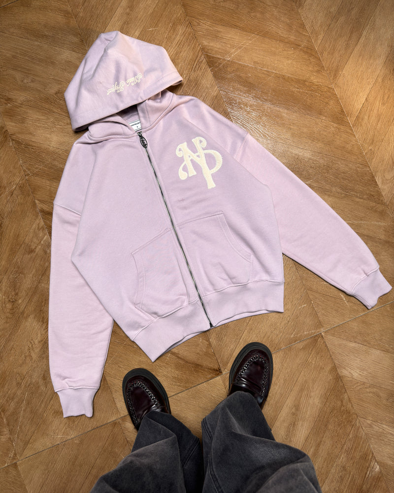 KILL BILL ZIP-UP HOODIE LILAC