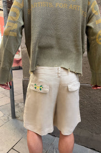 Kimchi Linen Shorts Beige