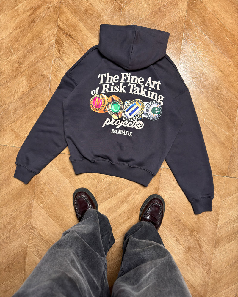 FINE ART HOODIE ASH