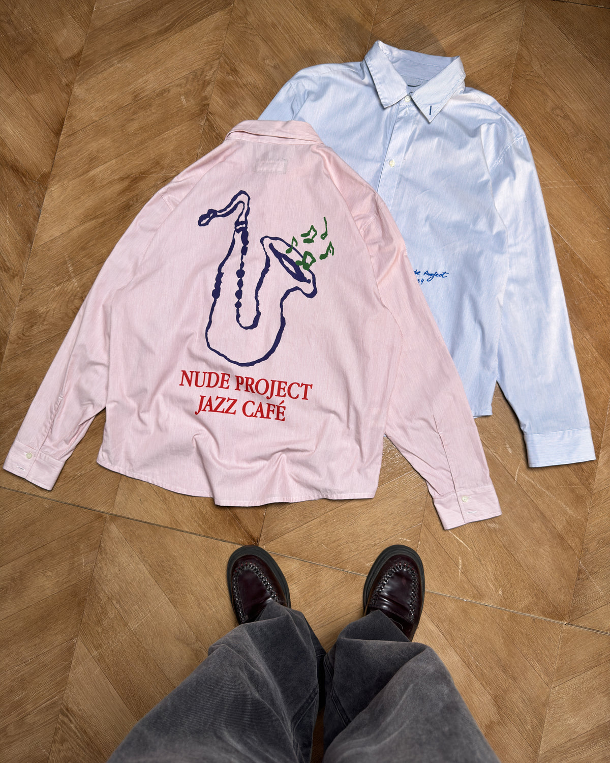 Camisa Jazz Café Roja