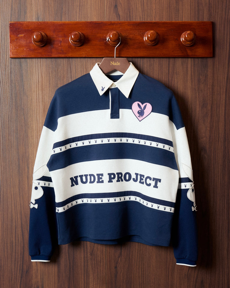 Polo Rugby Playboy Azul Marino