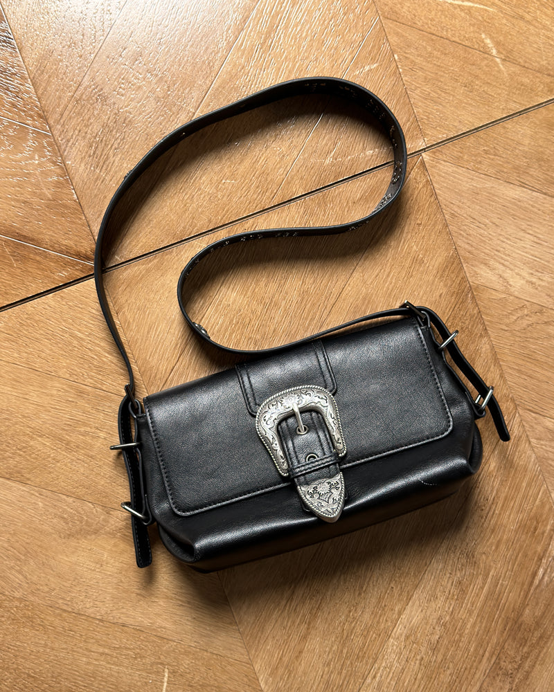 RODEO LEATHER BAG BLACK