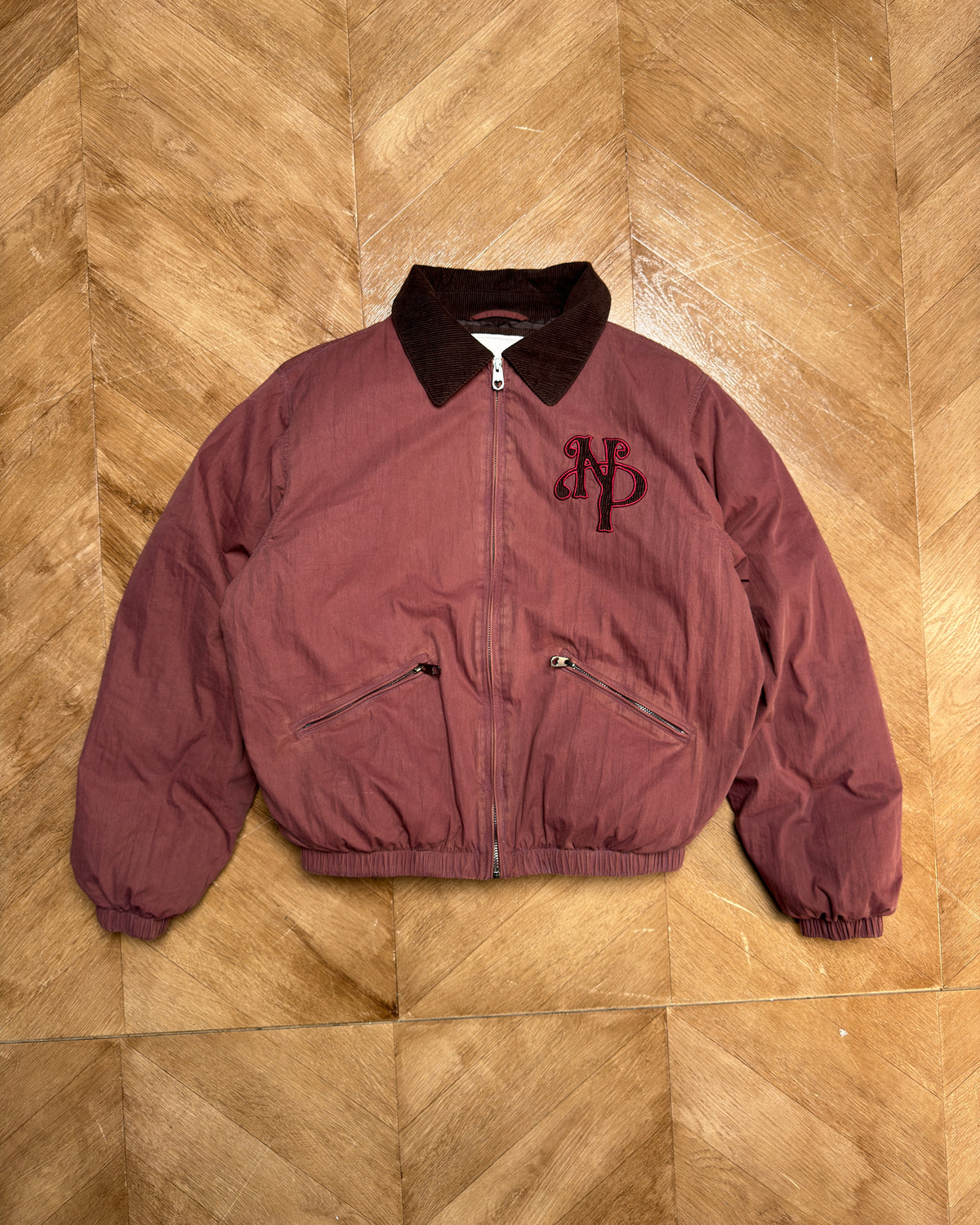 "Not Working" Jacket Burgundy