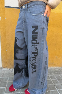 Networking Old Baggy Jeans