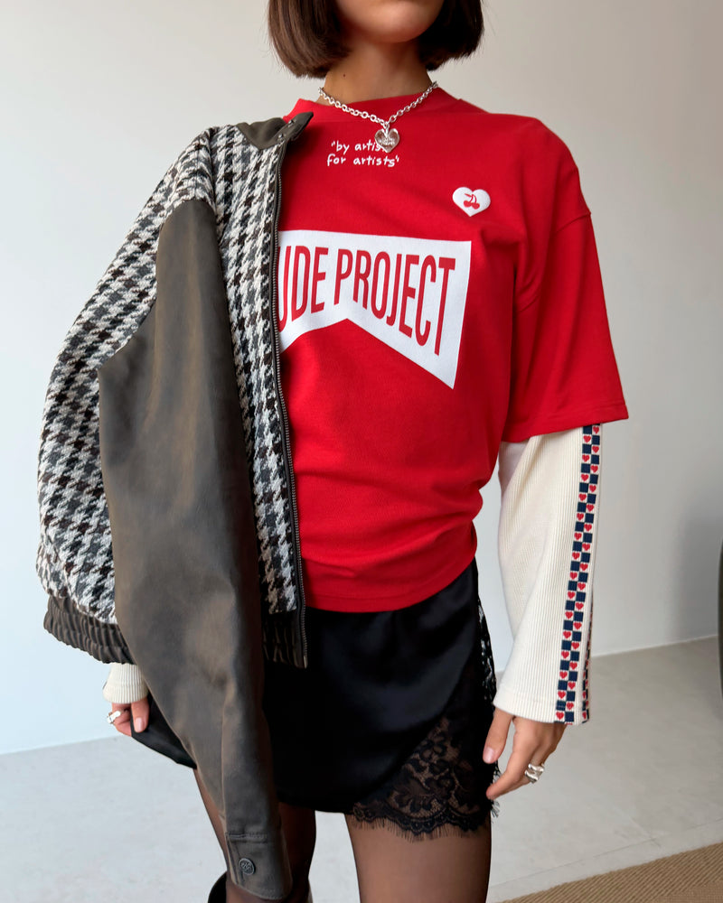 Monza Long-Sleeve Tee Red