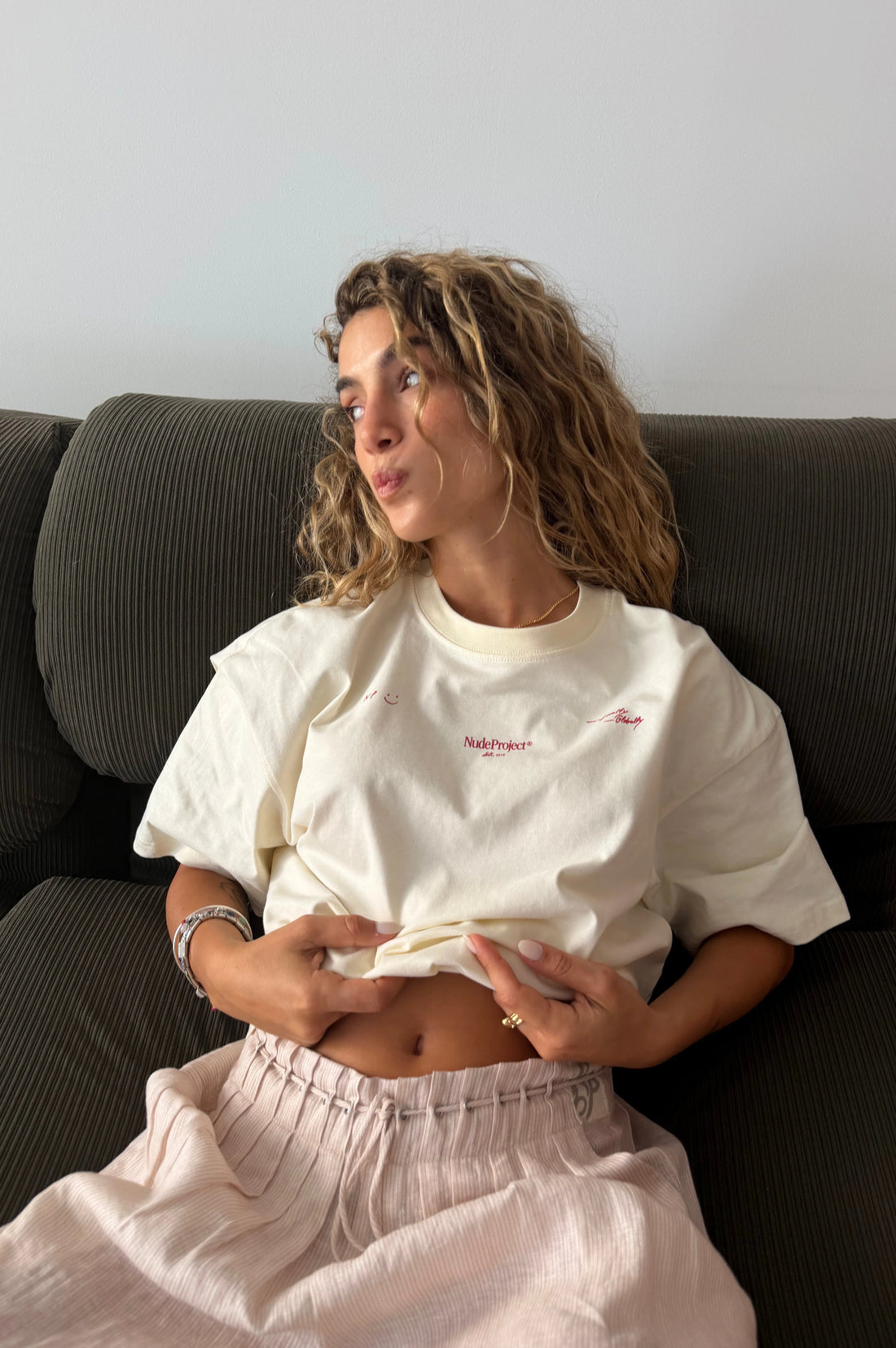 Global Soon Tee Marshmallow
