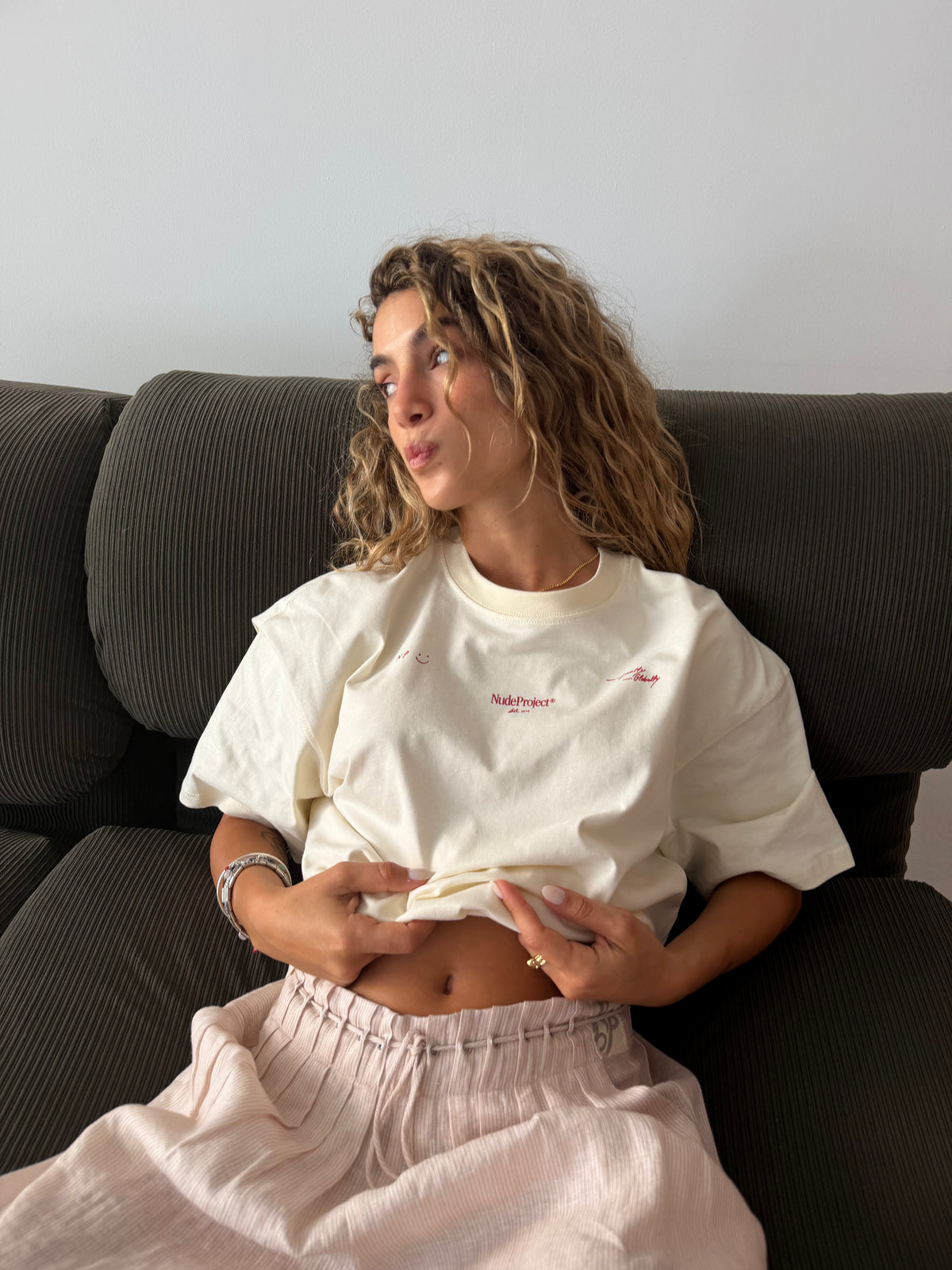Global Soon Tee Marshmallow