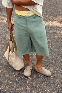 Raw Edge Denim Jorts