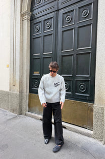 Le Marais Knit Sweater Grey Melange