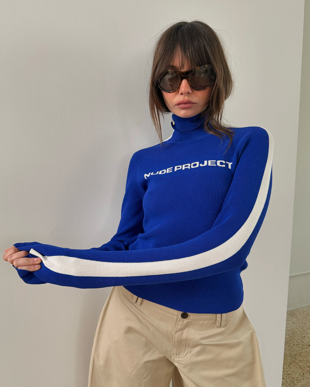 Venus Knit Sweater Blue