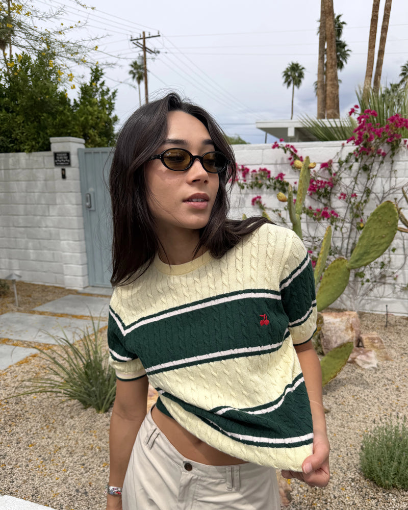 Costa Knit Tee Green