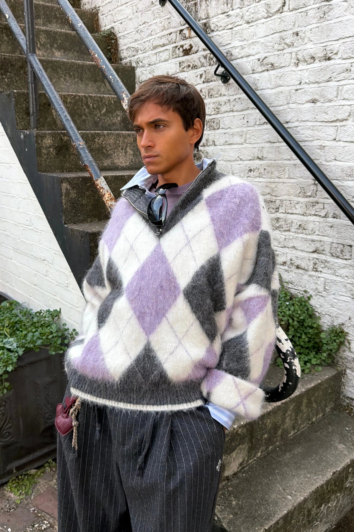 Juliet Quarter-Zip Knit Sweater
