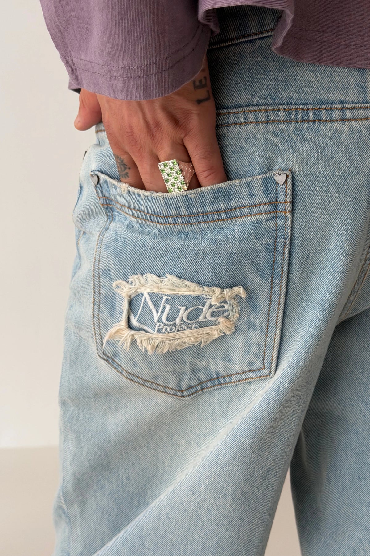 Basic Straight Jeans Light Blue