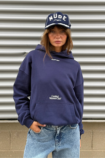Winner Hoodie Grey Navy