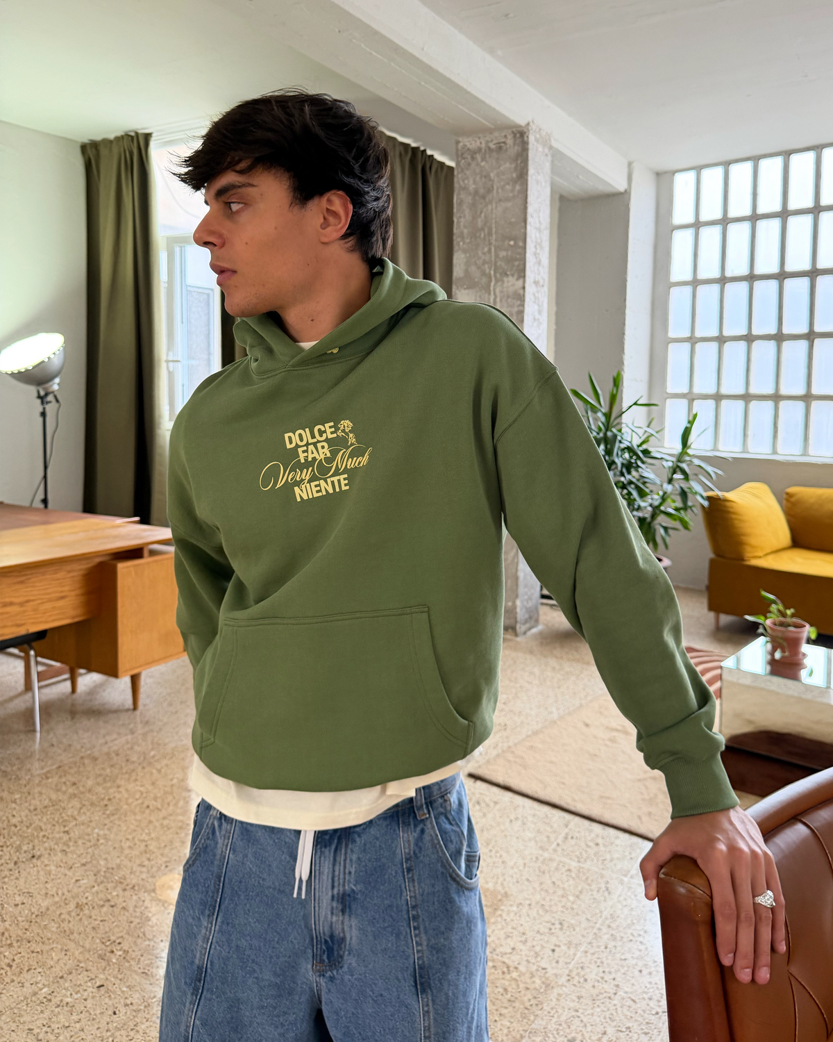 Winning Horse Hoodie Green
