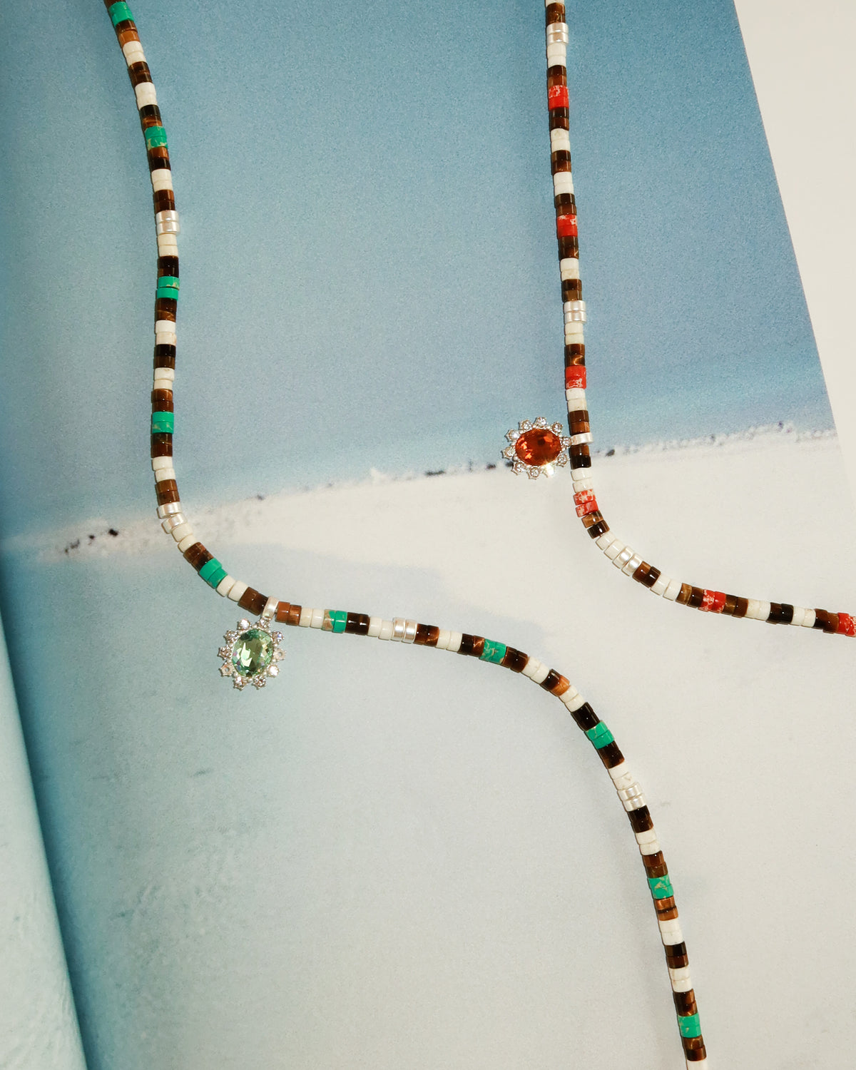 Famara Necklace Blue