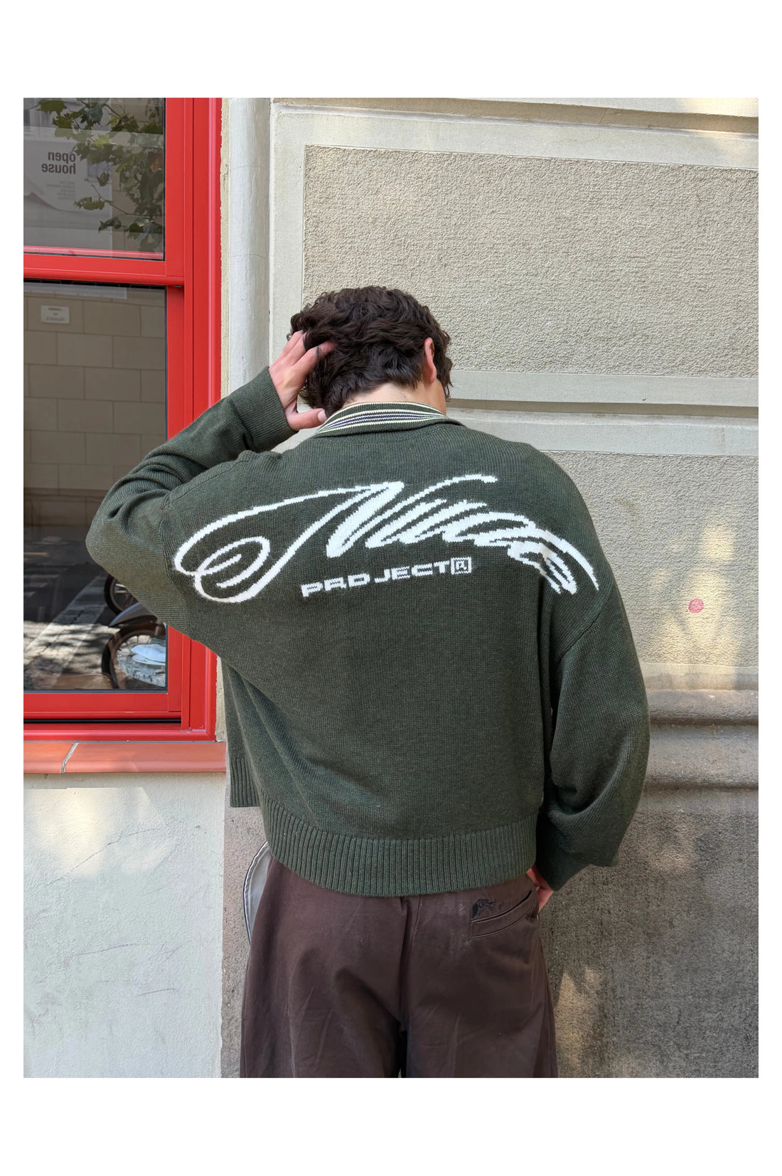The Consultant Quarter-Zip Knit Green