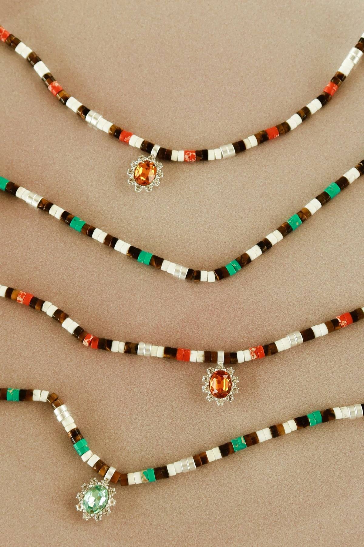 Famara Necklace Orange